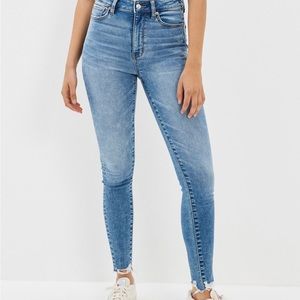 AE Next Level Stretch High Waisted Jeggings size 4L